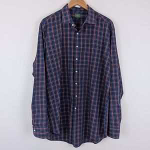 Sid Mashburn Multicolor Plaid Long Sleeve Button Up Shirt
